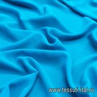 Шифон (о) ярко-голубой - итальянские ткани Тессутидея арт. 10-1297