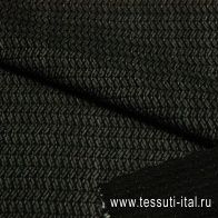 Жаккард (н) серо-черный - итальянские ткани Тессутидея арт. 03-3366