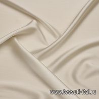 Шелк атлас стрейч (о) белый - итальянские ткани Тессутидея арт. 10-3505