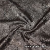 Жаккард матлассе с люрексом купон (1,73м) (н) черно-розовый - итальянские ткани Тессутидея арт. 03-7082