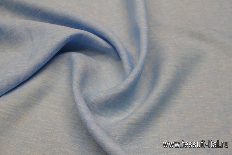 Лен (о) голубой - итальянские ткани Тессутидея арт. 16-0945
