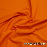 Трикотаж рибана (о) ярко-оранжевый - итальянские ткани Тессутидея арт. 12-1161
