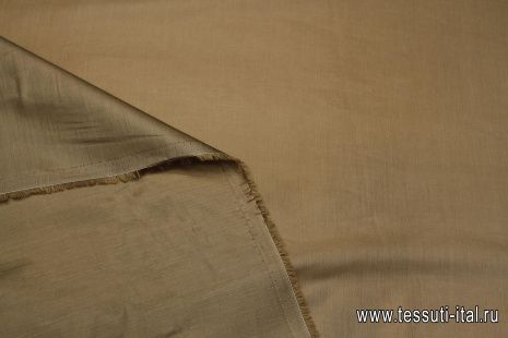 Батист (о) светло-коричневый - итальянские ткани Тессутидея арт. 01-7567