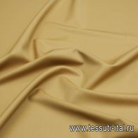 Костюмная стрейч дабл фэйс (о) светло-коричневая - итальянские ткани Тессутидея арт. 05-4454
